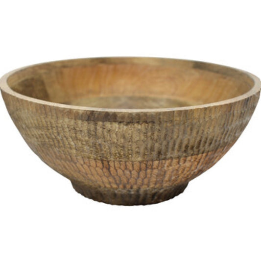 Carved Bowl Mango Wood